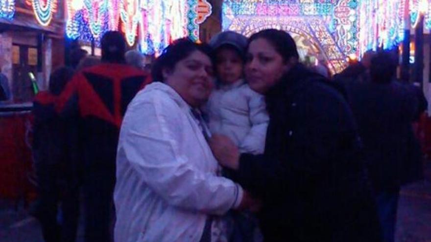 Las dos mujeres  encarceladas, en las Fallas de este año con el pequeño de 3 años cuyo cadáver afirman haber tirado a un contenedor.