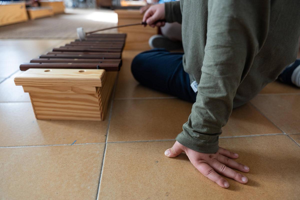 Alumno de la escuela La Salle Comtal, en Barcelona.
