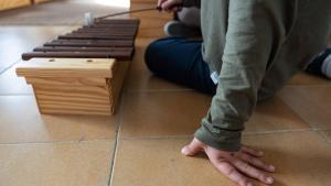 Alumno de la escuela La Salle Comtal, en Barcelona.