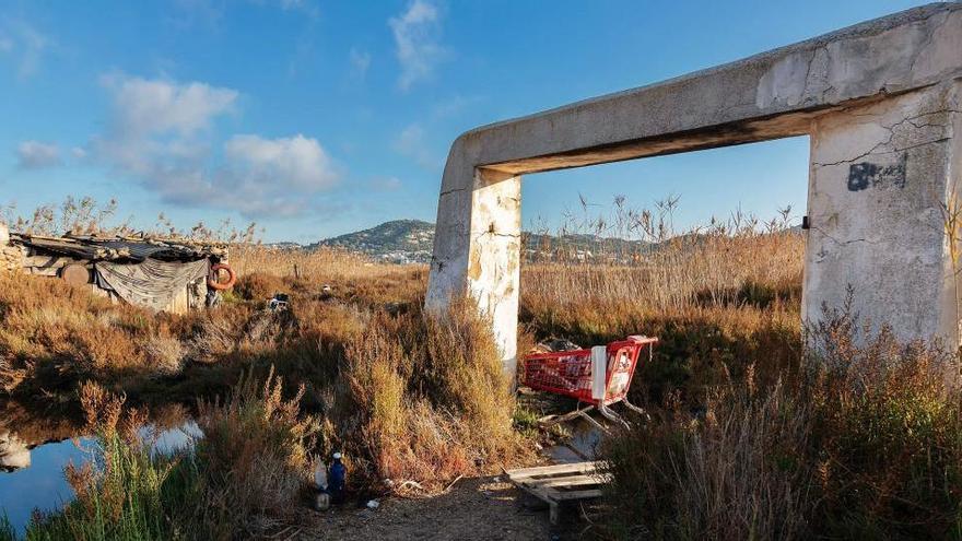 Una de las infraviviendas situada en territorio del Ayuntamiento de Vila.