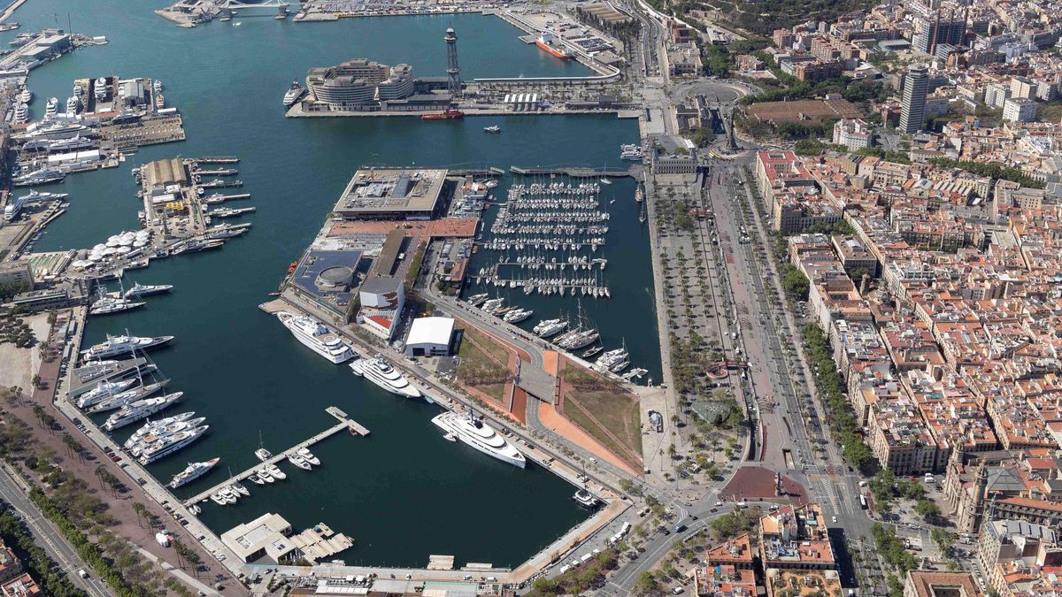 Vista aérea de la zona donde se ubicará el nuevo Liceu Mar.