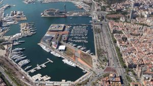 Vista aérea de la zona donde se ubicará el nuevo Liceu Mar.