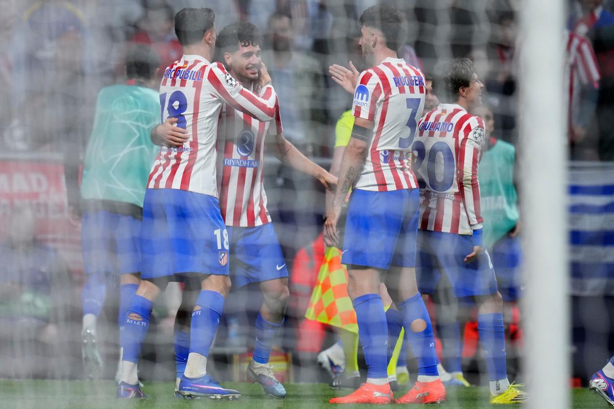 Johnny Cardoso, goleador del Atlético de Madrid.