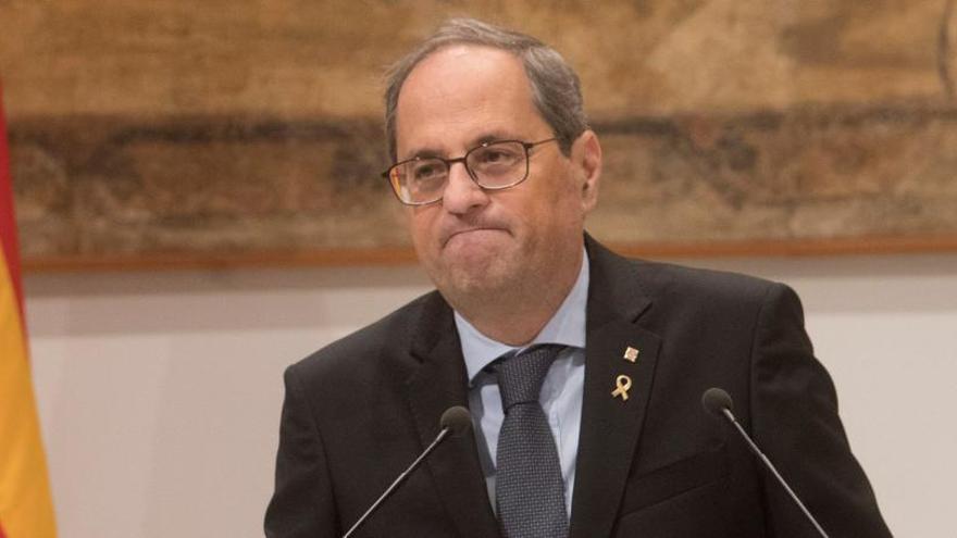 El presidente de la Generalitat de Cataluña Quim Torra.