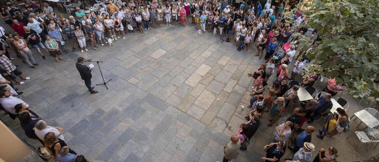 Concentració de rebuig a Blanes per una violació l’any 2019, foto d’arxiu. | DAVID APARICIO