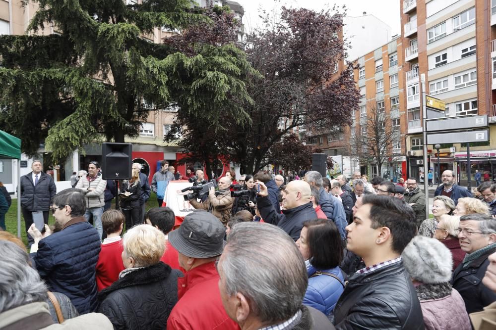 Inauguración del parque José Antonio Roncero en Gijón