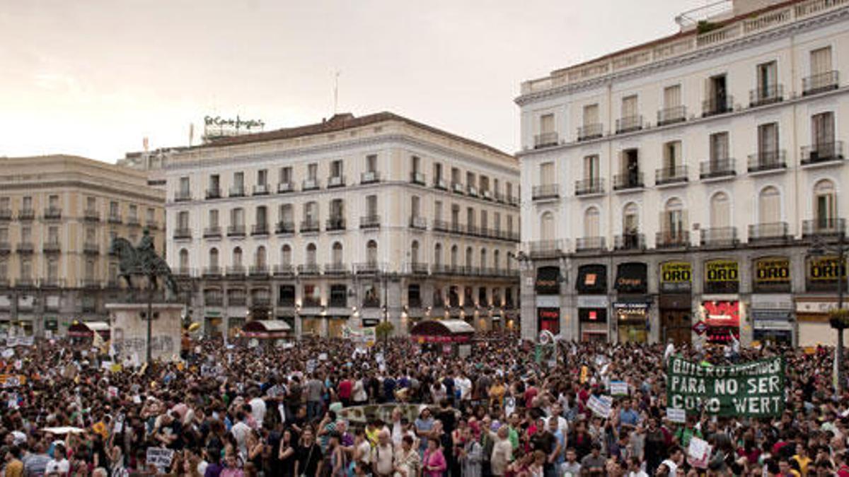 Una concentración del 15M en Sol