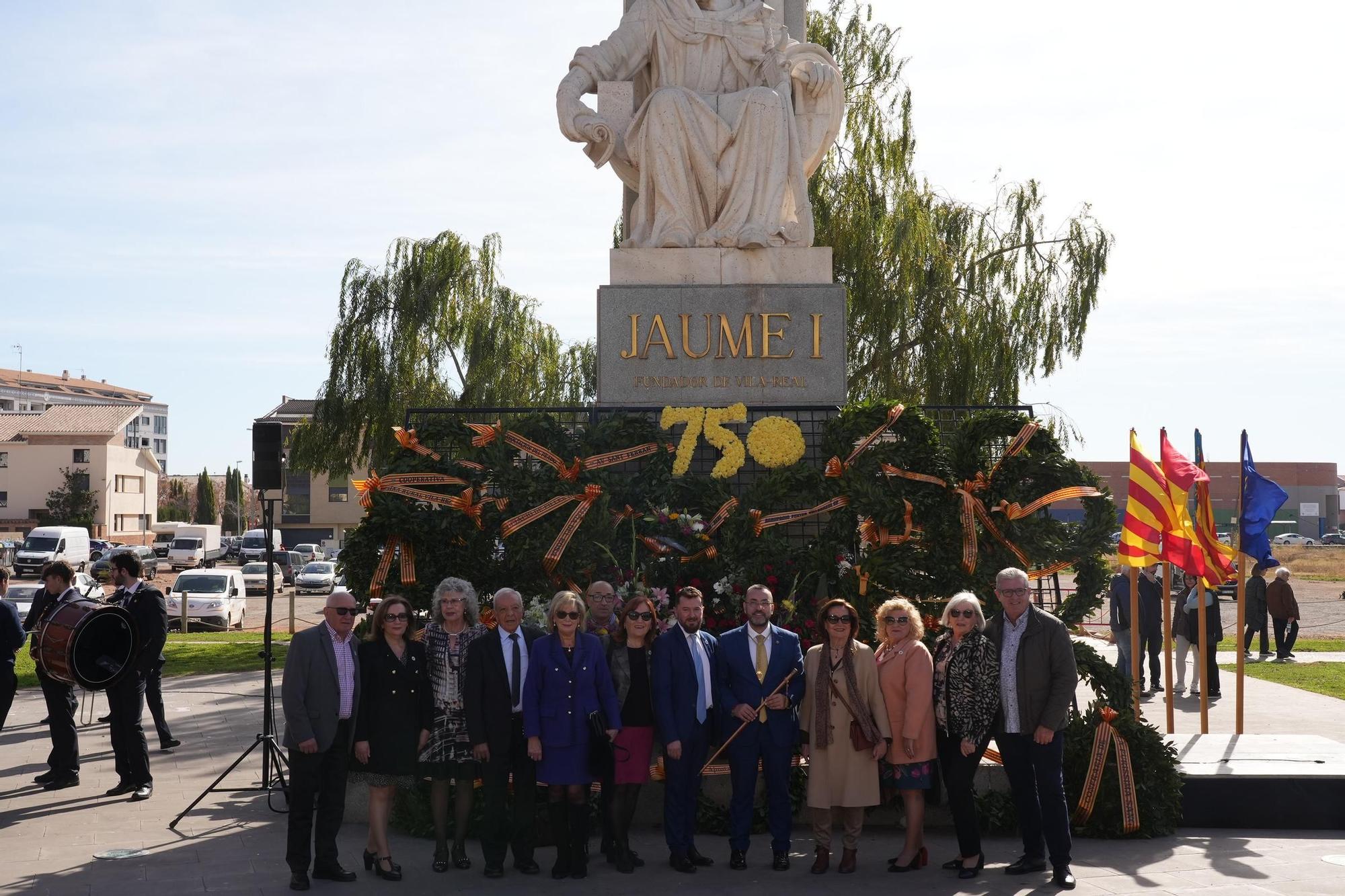 Las mejores imágenes del homenaje a Jaume I, que inicia los actos para celebrar los 750 años de Vila-real