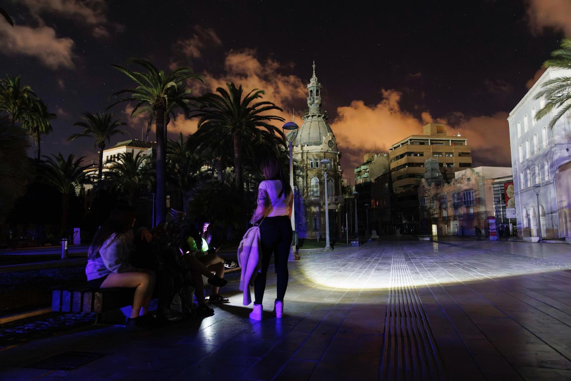 Así se vivió el apagón eléctrico en Cartagena al caer la noche
