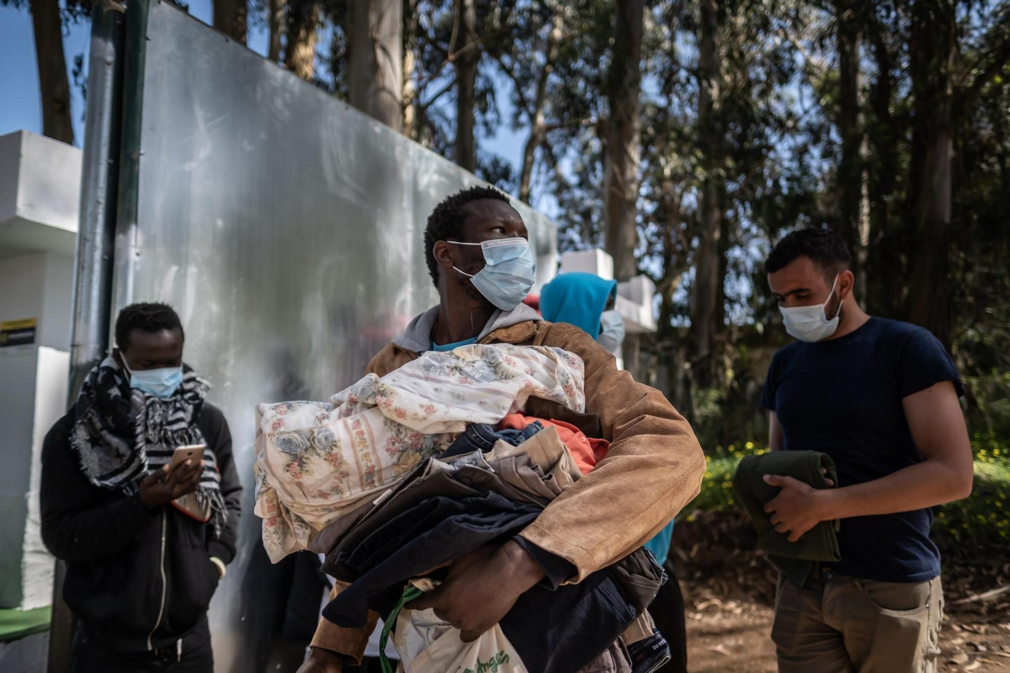 Protestas de los migrantes de Las Raíces