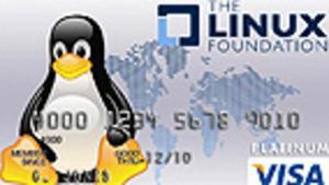 Modelo de tarjeta de la Fundación Linux.