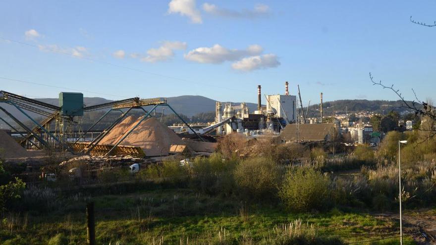 Fábrica de Ence en Lourizán.