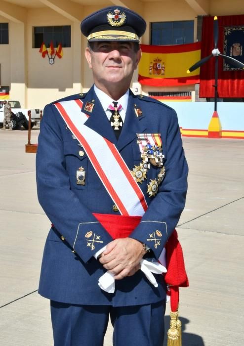 10/12/2019 TELDE.  El Mando Aéreo de Canarias celebra la festividad de Nuestra Señoara del Loreto, Patrona del Ejército del Aire, con imposición de condecoraciones, homenaje alos Caídos y Desfile.  Fotógrafa: YAIZA SOCORRO.  | 10/12/2019 | Fotógrafo: Yaiza Socorro