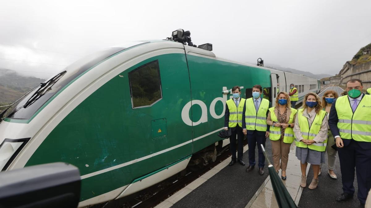 Día histórico para Asturias: Adif inicia las pruebas en los túneles de la variante de Pajares