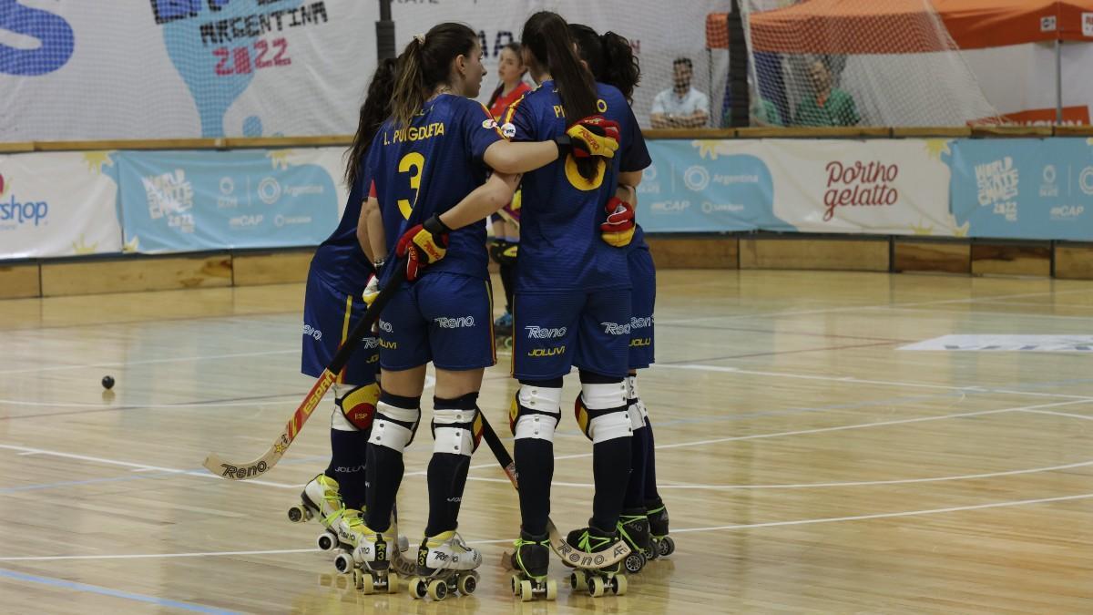 España celebra uno de sus goles