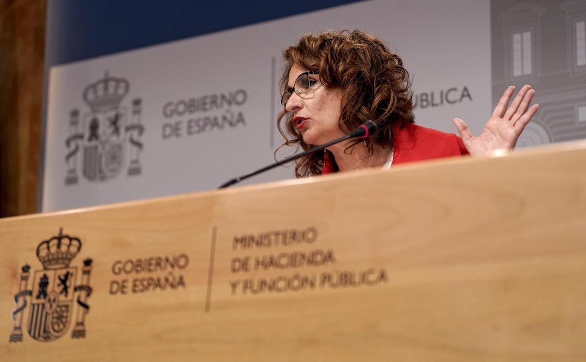 La ministra de Hacienda, María Jesús Montero, en una comparecencia en marzo de 2023. La ministra de Hacienda, María Jesús Montero, en una comparecencia en marzo de 2023.
