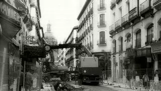 Cuando por la calle Alfonso I de Zaragoza circulaban coches: "Así me gusta más"