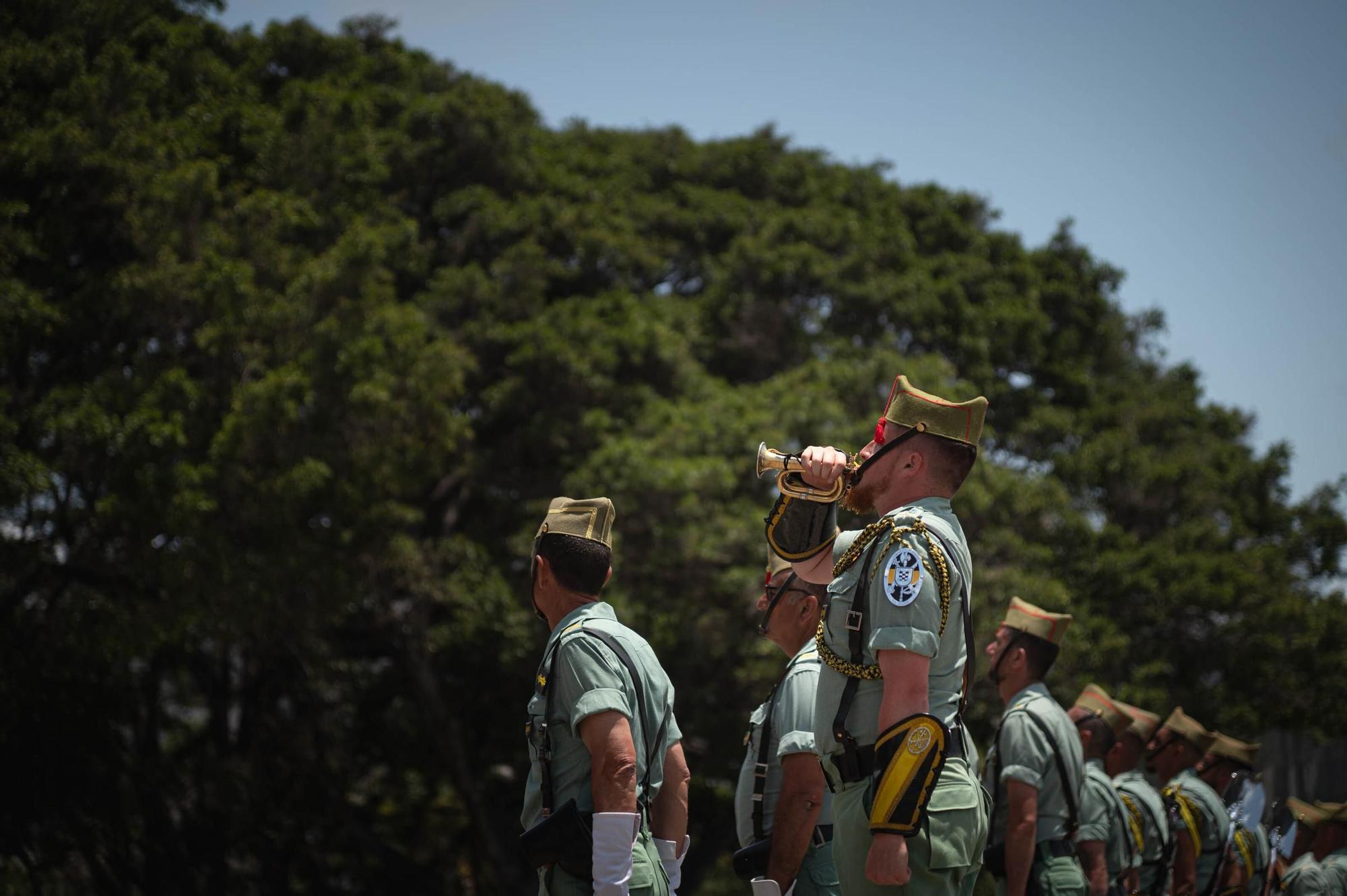 Las mejores imágenes del desfile militar de las Fuerzas Armadas en Tenerife con la presencia de Sus Majestades los Reyes