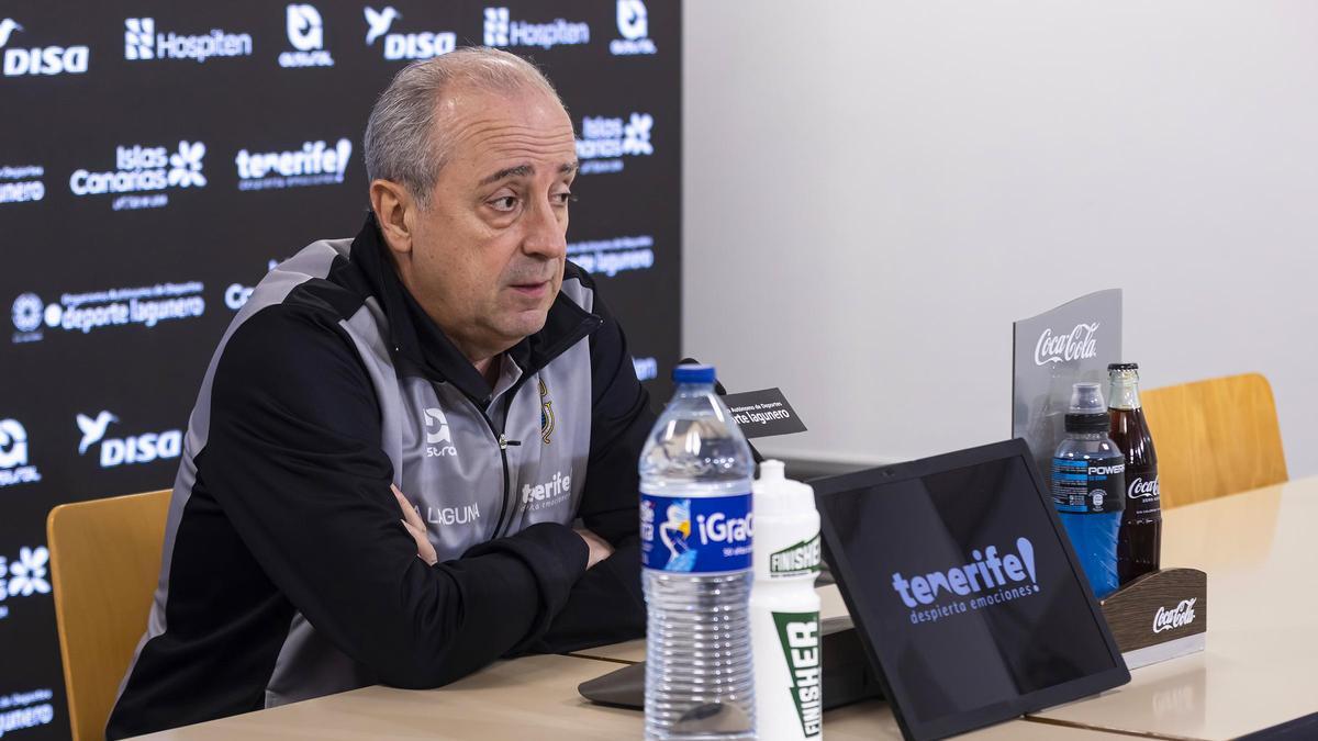 Vidorreta durante su comparecencia en sala de prensa.