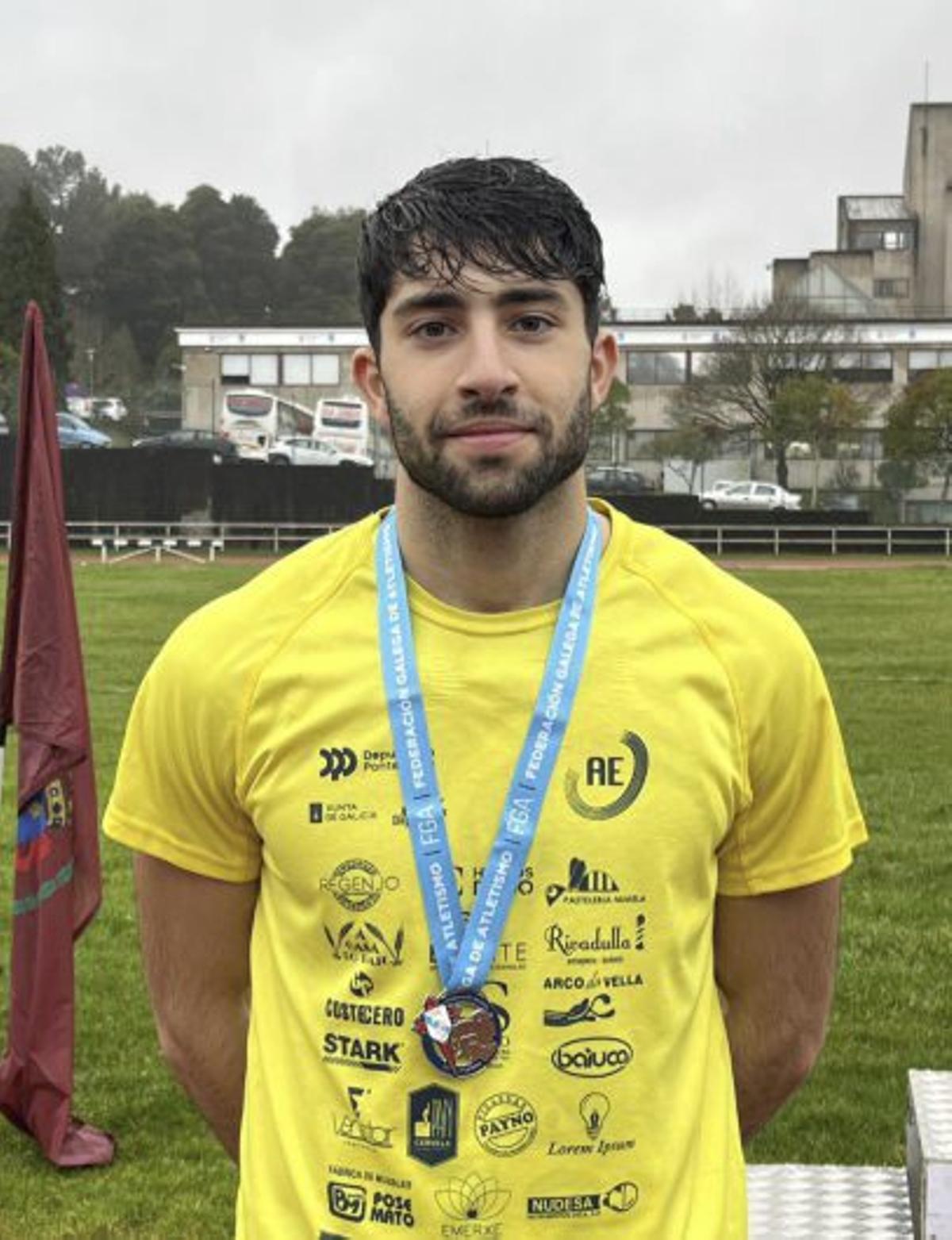 Ruibal, con su medalla.