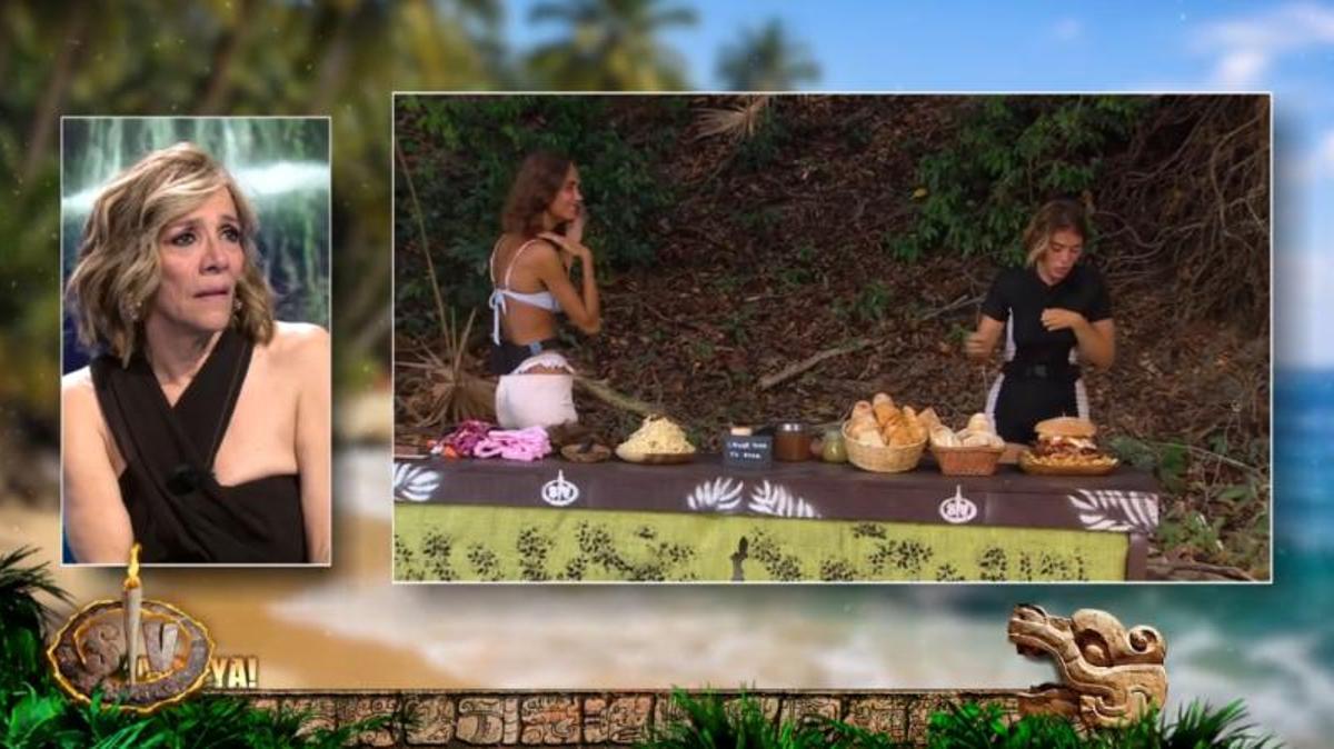 la madre de Claudia abandona el programa