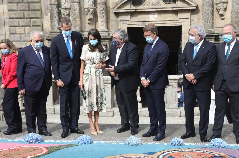 Don Felipe y Doña Letizia se unen a los actos del Día de Galicia en la catedral compostelana.