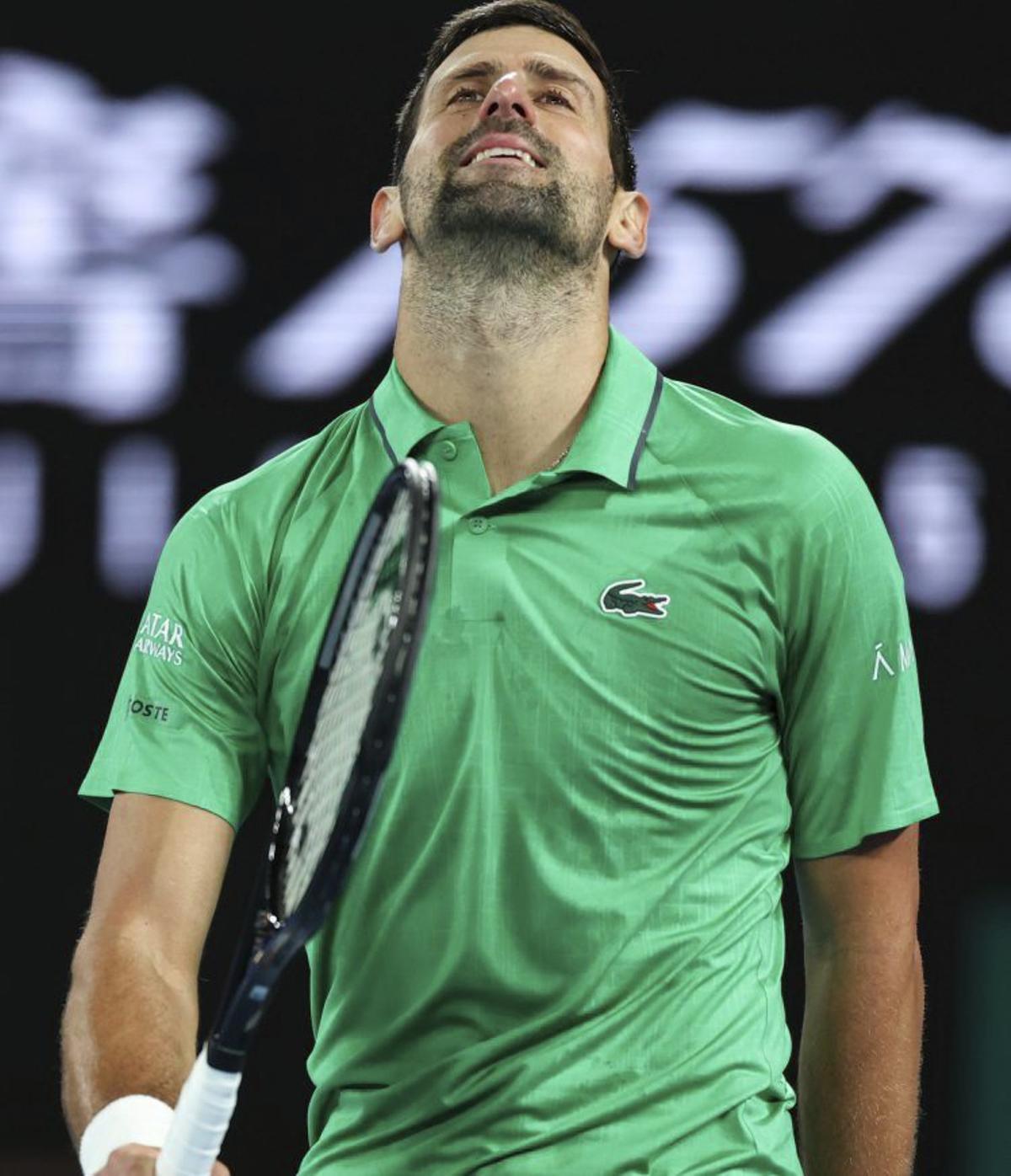Djokovic, decepcionado.
| Xinhua