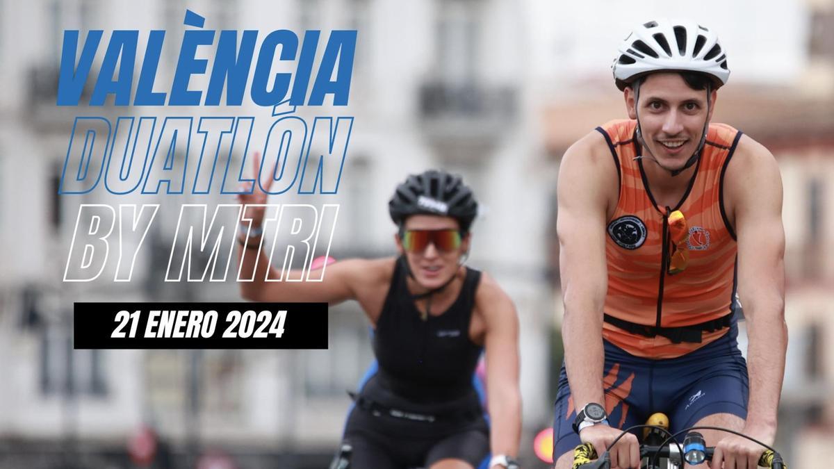 El “Valencia Duatlón By Mtri” se disputará este domingo 21 de enero, desde las 9:30 horas hasta las 11:00 horas.