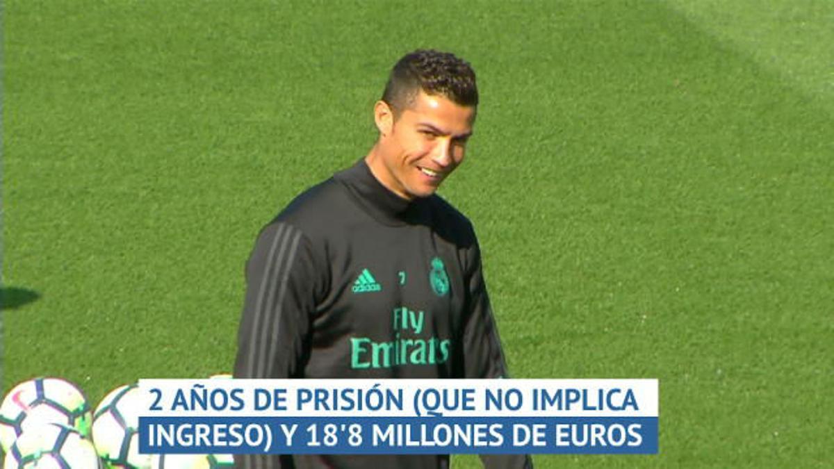 Cristiano acepta 2 años de prisión y pagar 18'8 millones a hacienda