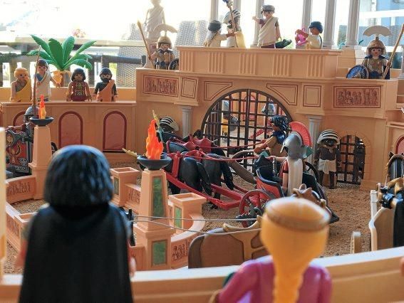 Die fantasievolle Playmobil-Krippe lässt sich in Portocolom bestaunen.