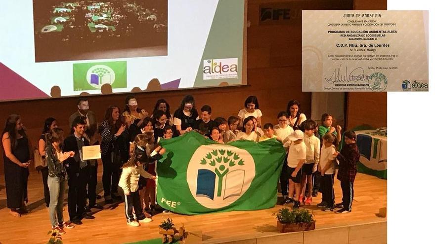 Bandera verde para el colegio de El Valdés