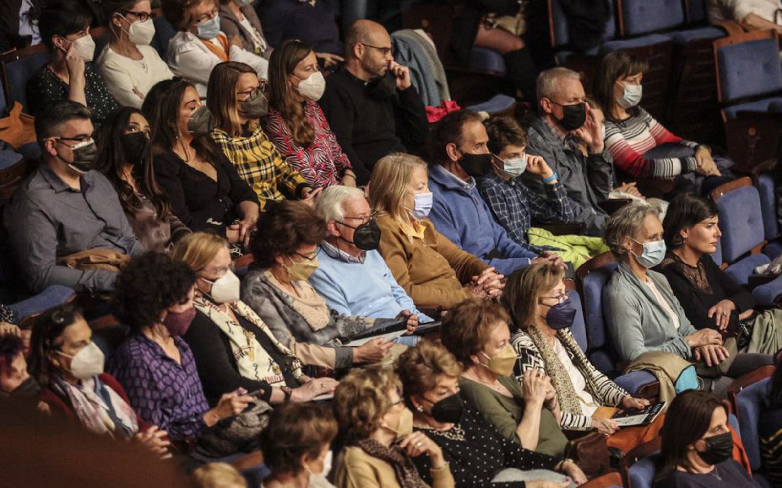 Público asistente al concierto en el Auditorio Príncipe Felipe. | Irma Collín