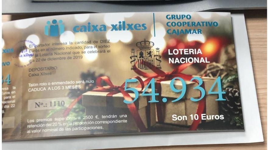 ‘Operación exprés’ para cambiar mil papeletas de la Lotería en Xilxes