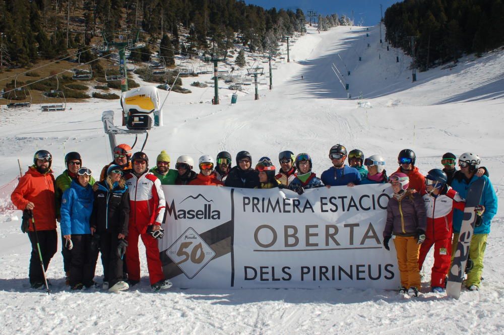 Masella obre la temporada d'esquí 2017/18