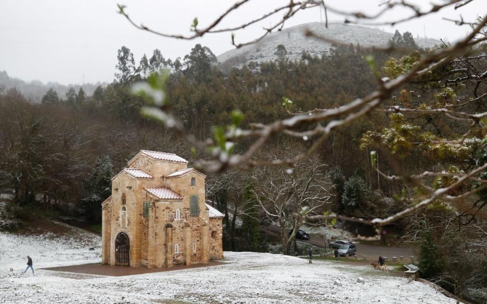 Nieve en Oviedo