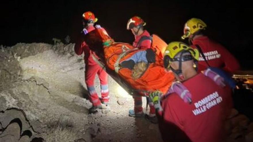 Rescatada una senderista de 60 años tras sufrir una caída en La Gomera