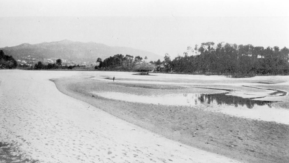Playa de Samil (Vigo), en 1927.