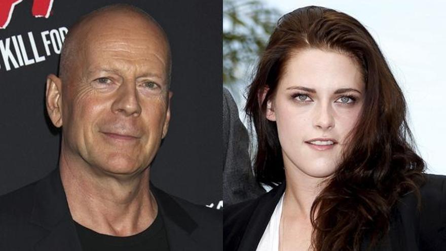 Bruce Willis y Kristen Stewart