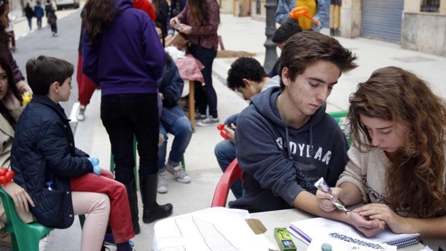 Las jornadas reivindicativas en la calle incluyeron actividades para los más pequeños.