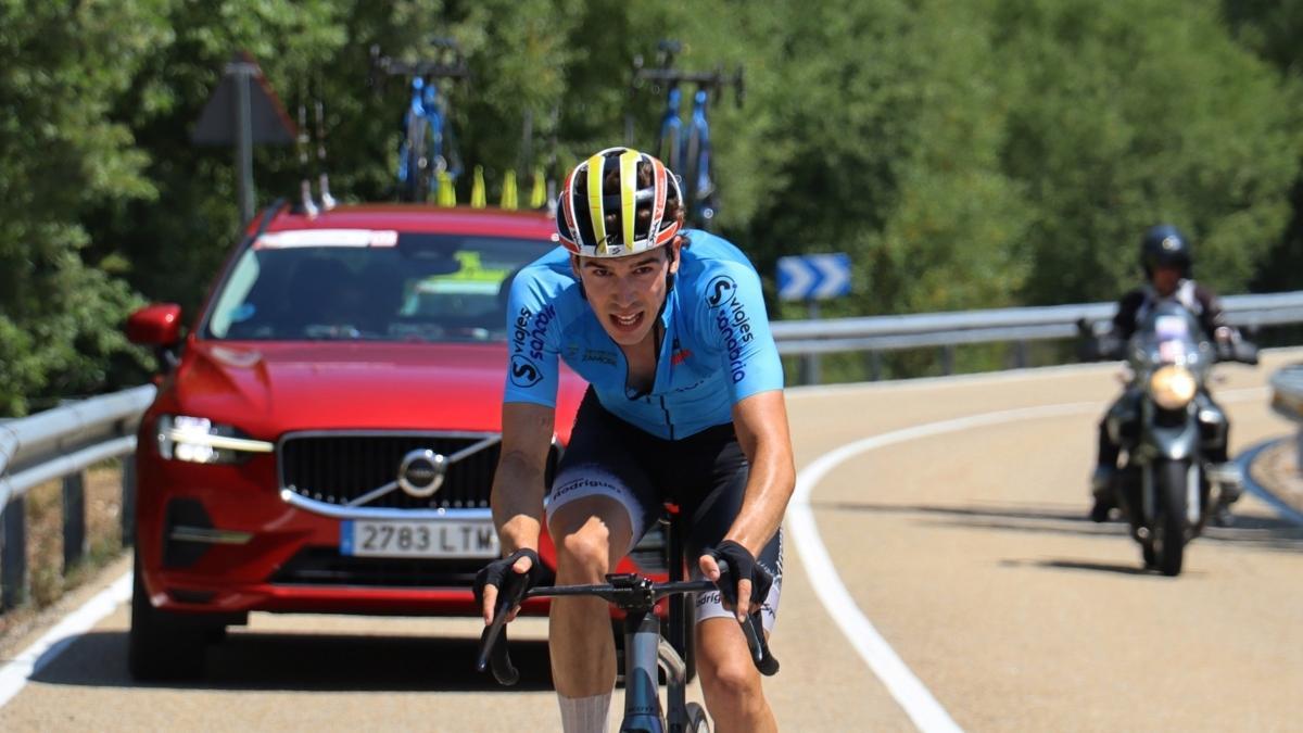 José María Martín, escapado en la etapa sanabresa de la Vuelta a Zamora