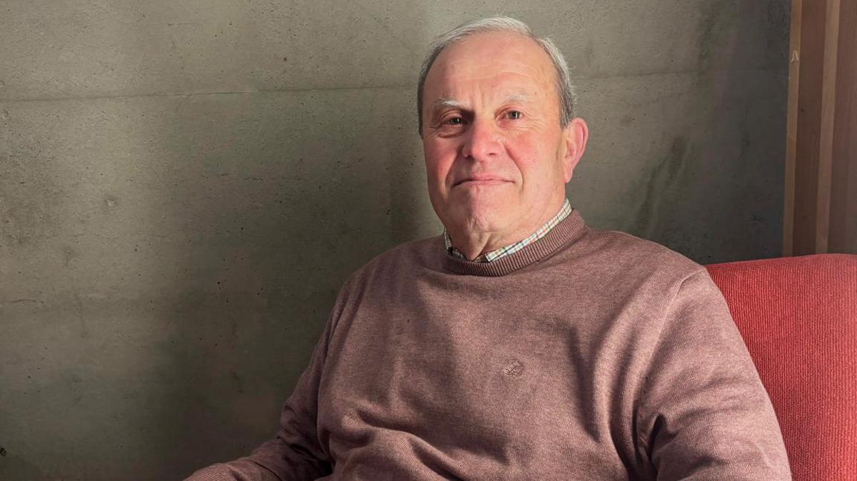 Luis Blanco Junquera, ayer, en la Pola.