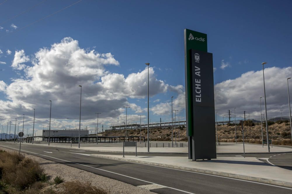 La estación del AVE en Elche