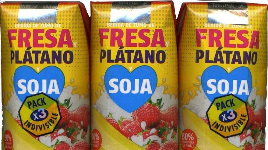 Mercadona retira un lote de bebida de soja por contener trazas de leche
