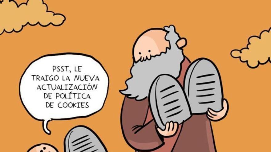 Una de las seiscientas viñetas de ‘Romper  en caso de incendio’. Sin compran el libro le quedan 599.