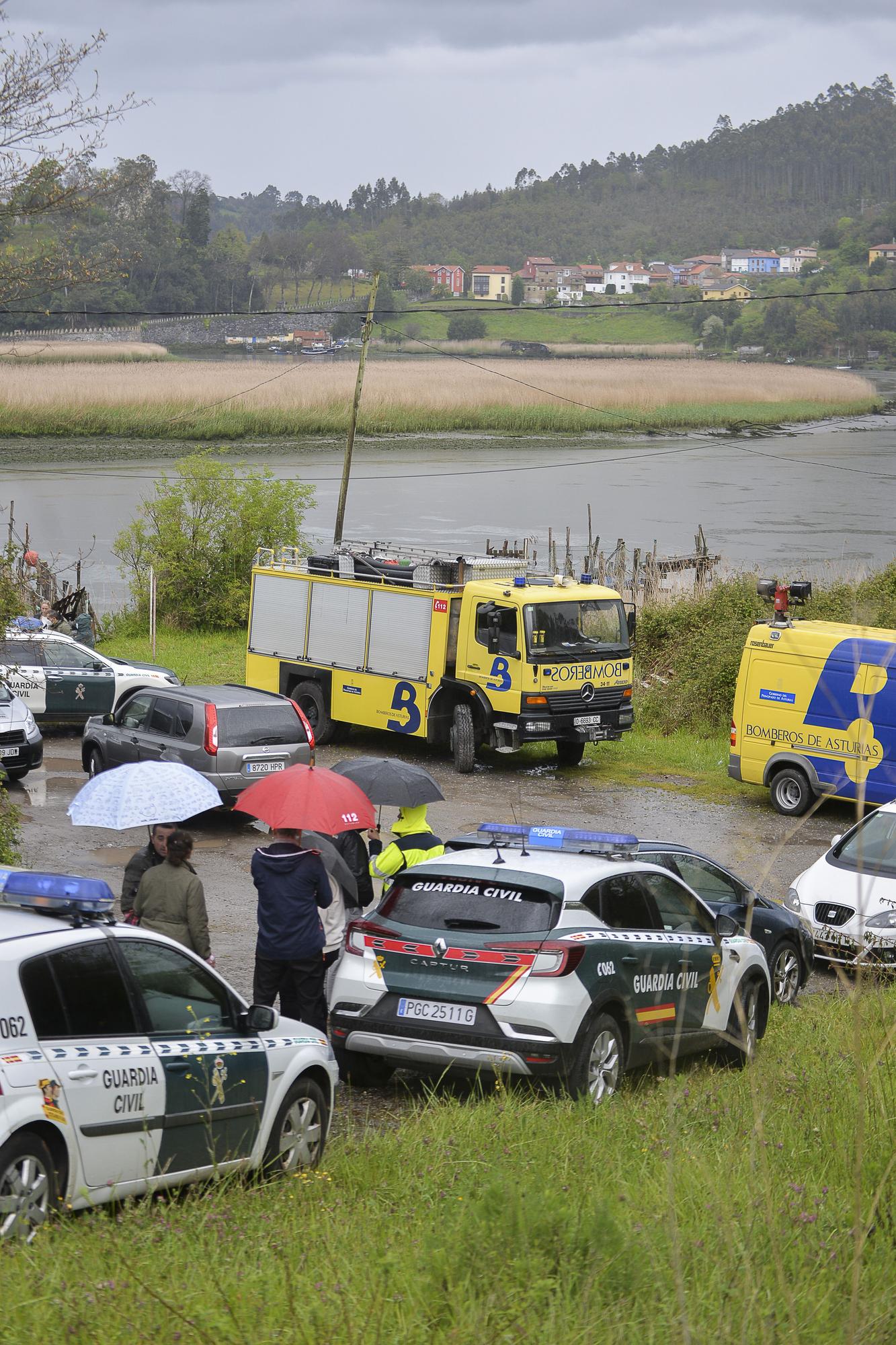 En imágenes: hallan flotando en el río Nalón el cadáver de la mujer de Pravia desaparecida en marzo
