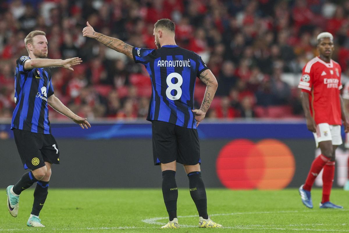 Benfica - Inter | El gol de Marko Arnautovic
