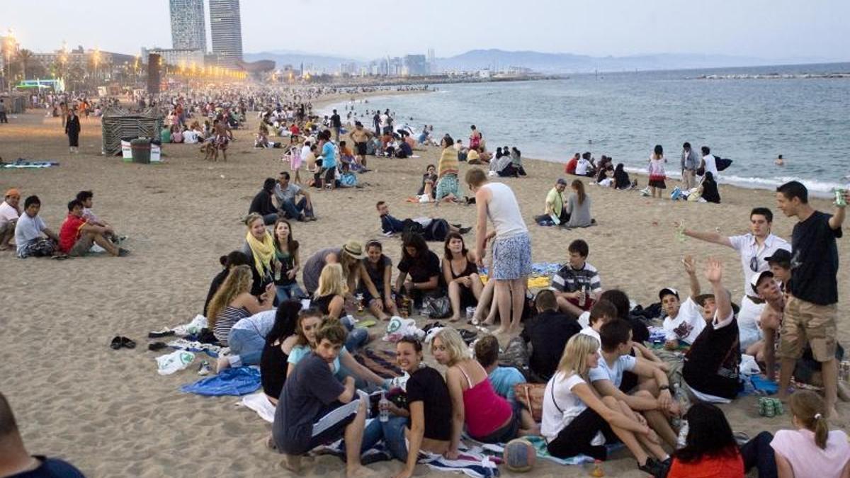 sant joan playa sant sebastià barcelona