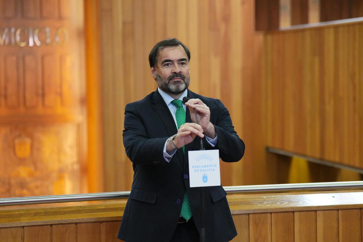 Alberto Pazos, portavoz del grupo parlamentario del PP.