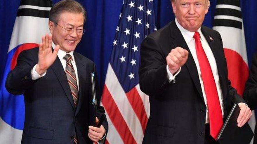 Trump y Moon Jae-in preparan una reunión para junio en Corea del Sur