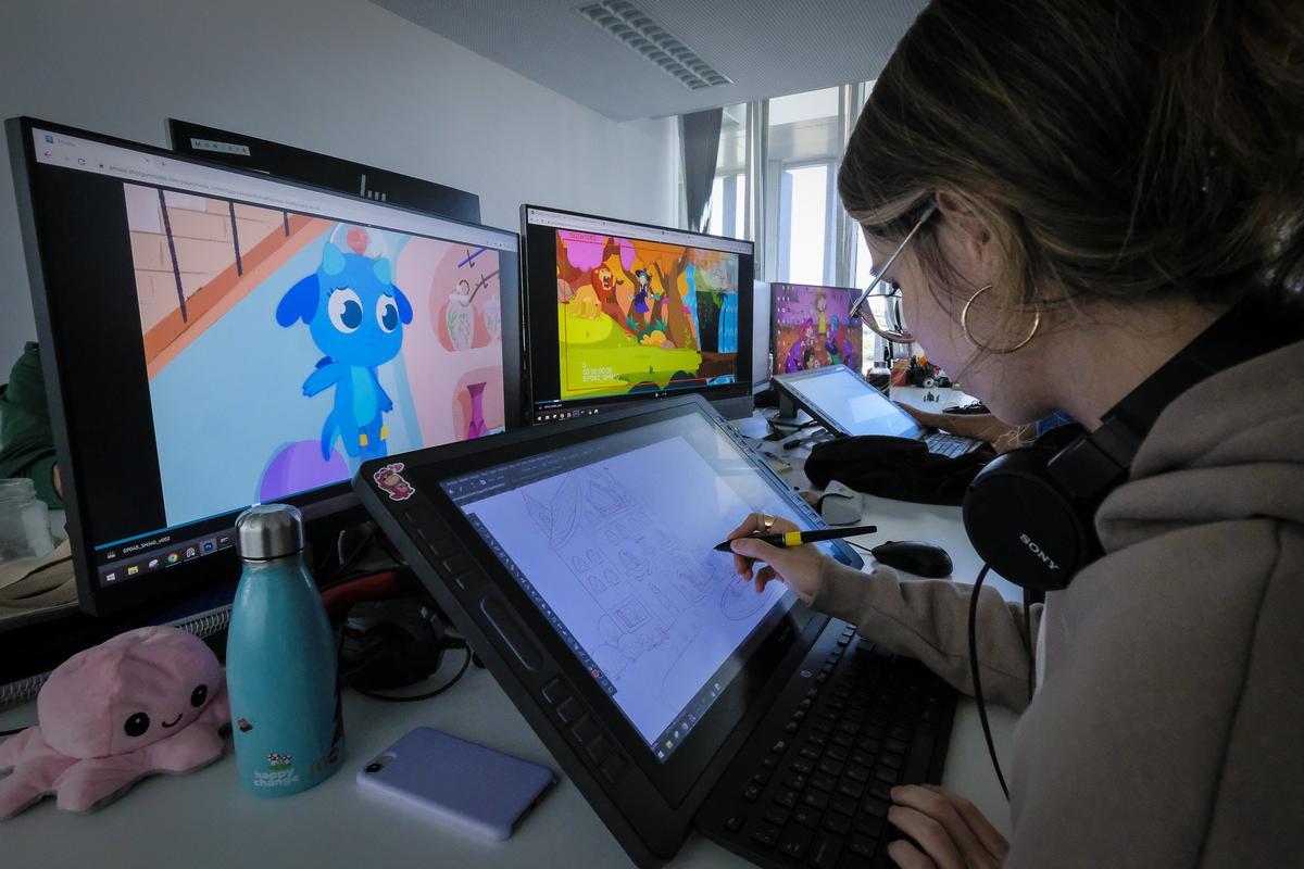 Animación digital en la empresa Amuse Studios